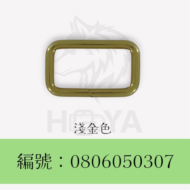方環釦_￠5mm1吋半⊥6分〈2個裝 | 共3色〉-規格圖5