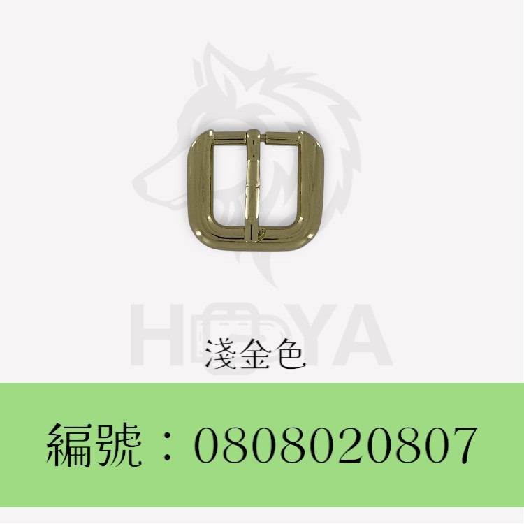 皮帶釦【鑄】方型厚_6分⊥6分〈2個裝 | 共4色〉-規格圖6