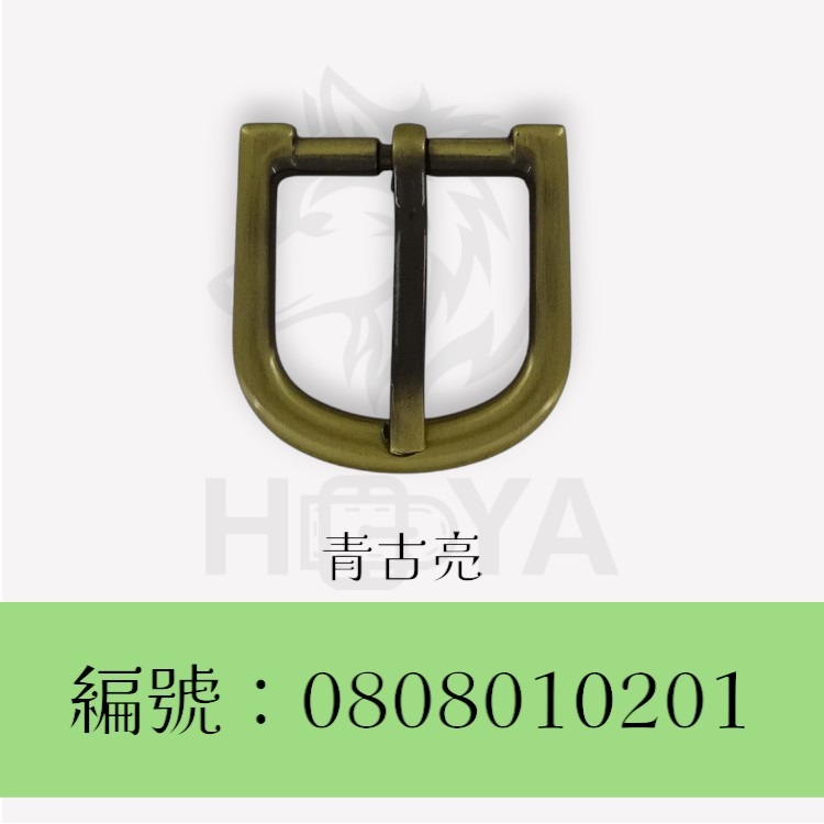 皮帶釦【鑄】(長圓)_1吋⊥1吋〈2個裝 | 共2色〉-規格圖4