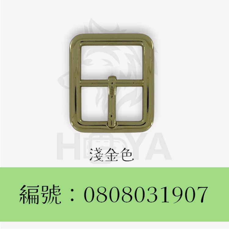 皮帶釦【鑄】(長扁日字)_1吋⊥1吋2分〈2個裝 | 共3色〉-規格圖5