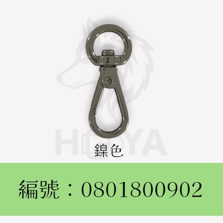 狗扣【圓底-鑄】_3分⊥1吋2分〈2個裝 | 共4色〉-規格圖6