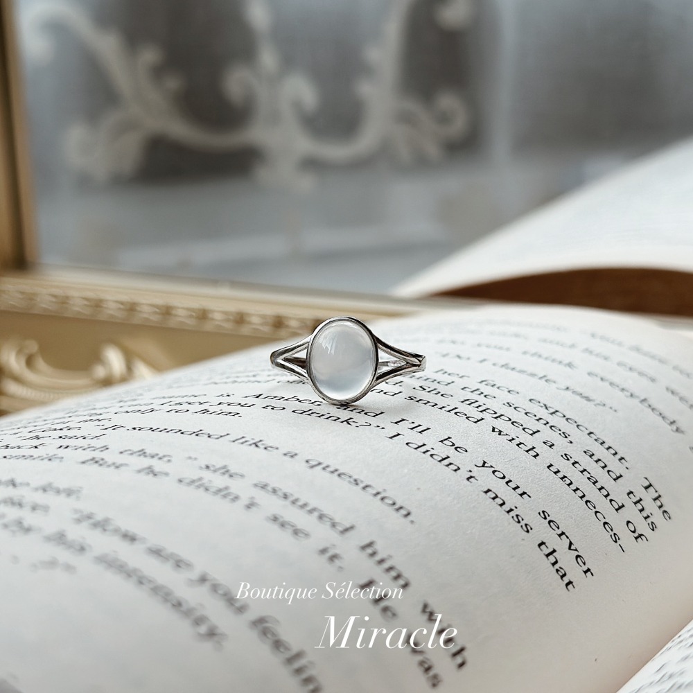 ⚜️奇蹟選品店｜Twilight暮光之城Bella＇s Moonstone Ring貝拉月光石戒指-細節圖2
