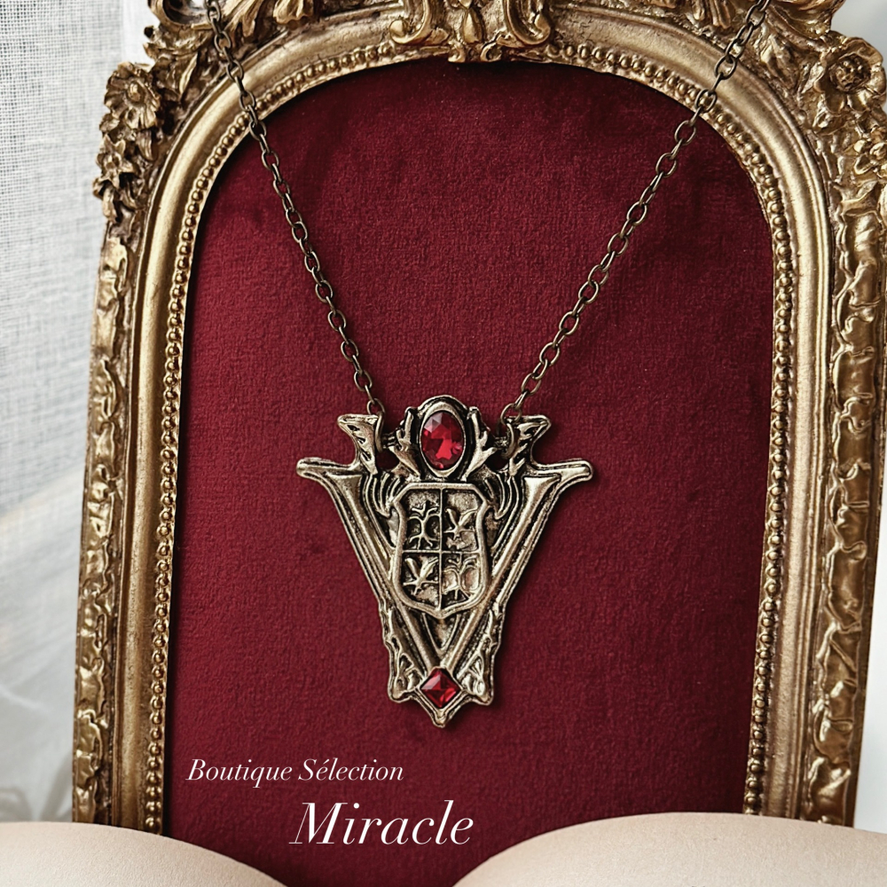 ⚜️奇蹟選品店｜Twilight暮光之城Volturi Crest Necklace佛杜里項鍊-細節圖3