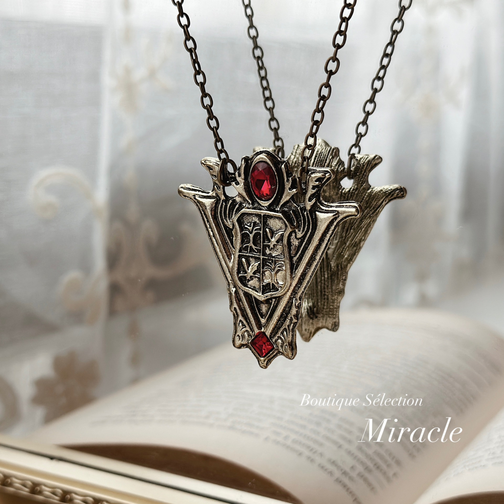 ⚜️奇蹟選品店｜Twilight暮光之城Volturi Crest Necklace佛杜里項鍊-細節圖4