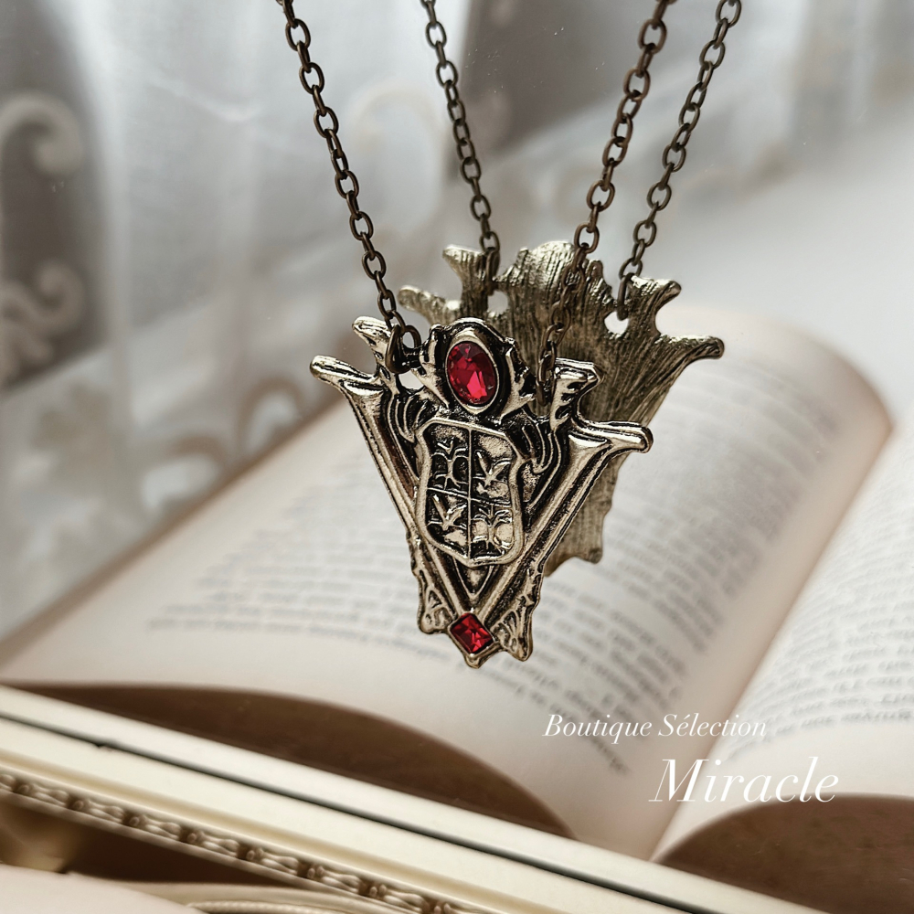 ⚜️奇蹟選品店｜Twilight暮光之城Volturi Crest Necklace佛杜里項鍊-細節圖5