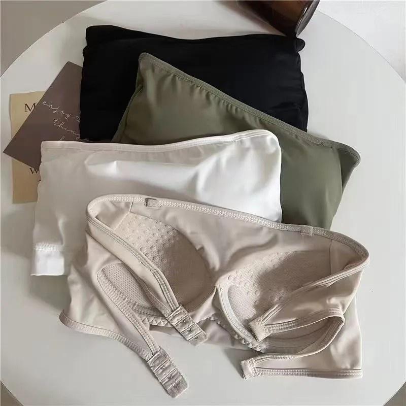 平口美背後扣冰絲小可愛【9820】-細節圖2