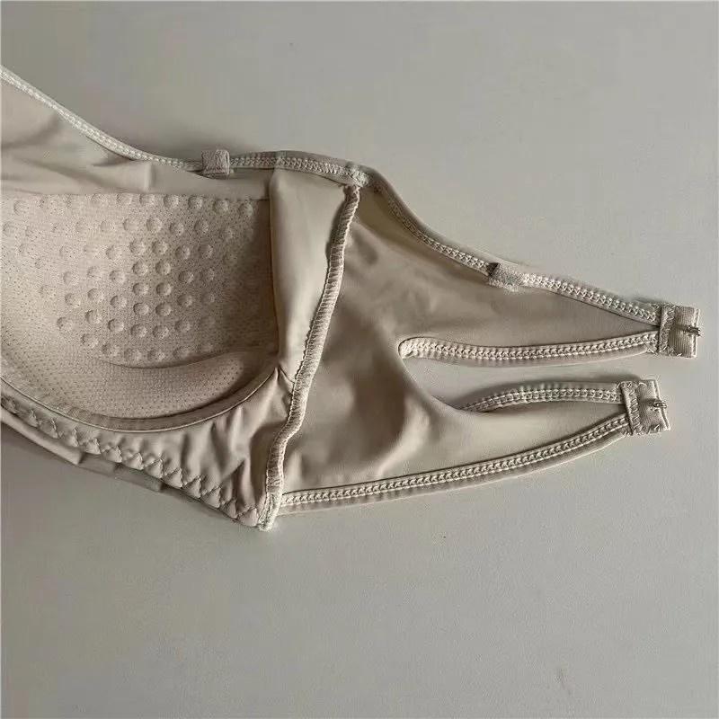 平口美背後扣冰絲小可愛【9820】-細節圖5