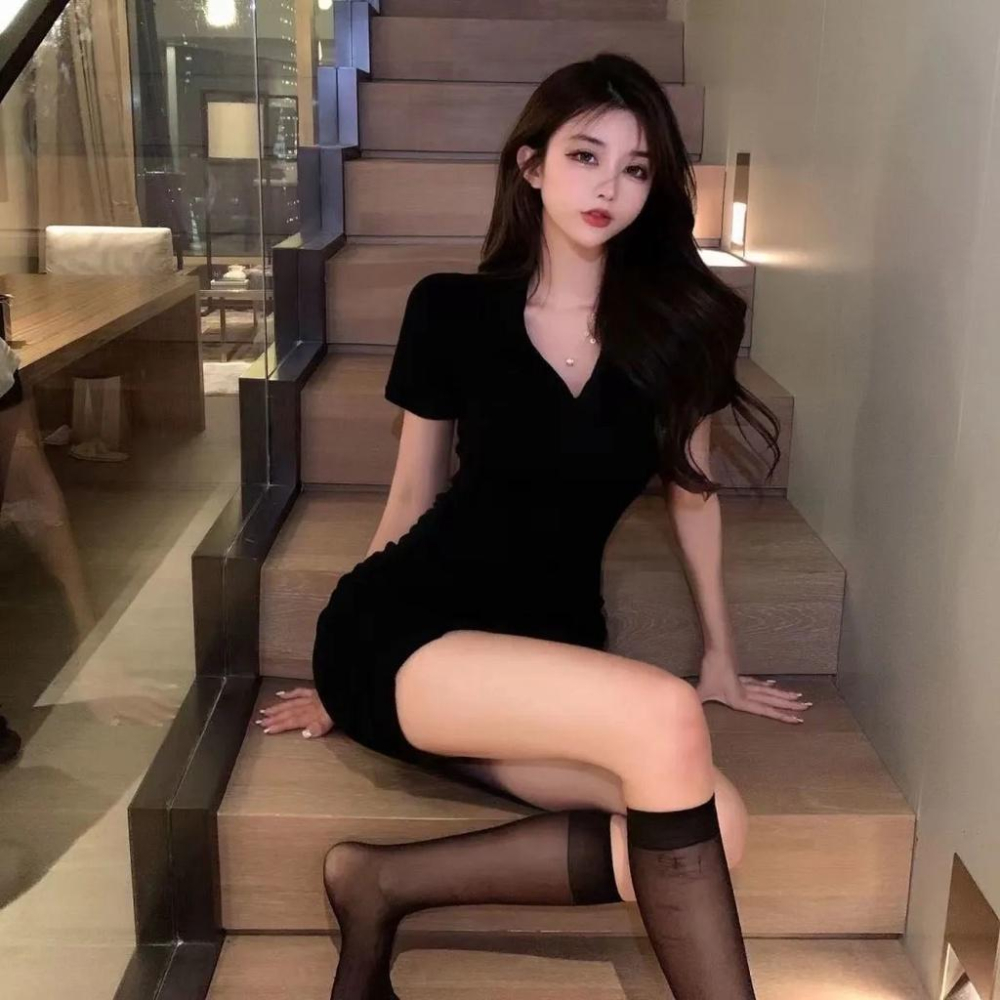 立領包臀短洋【2201】-細節圖5