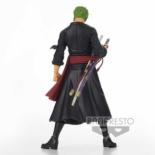 BANPRESTO 日版金證公仔 海賊王 DXF THE GRANDLINE MEN 和之國 vol.13 電鍍色索隆-細節圖2