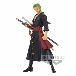 BANPRESTO 日版金證公仔 海賊王 DXF THE GRANDLINE MEN 和之國 vol.13 電鍍色索隆-細節圖4