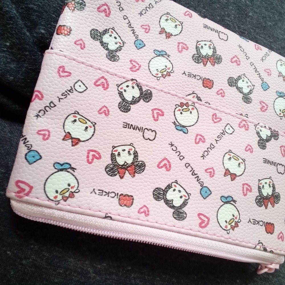 （惜福品）迪士尼*米老鼠粉錢包（二手商品）-細節圖6