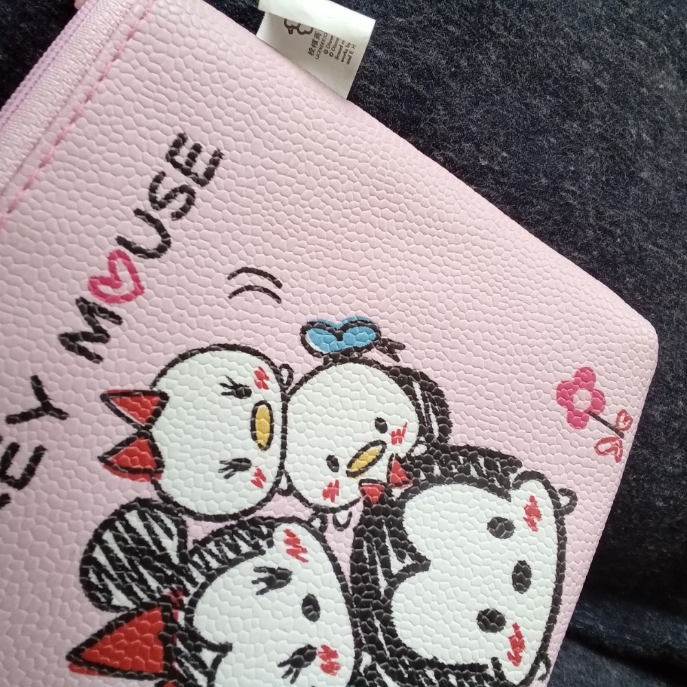 （惜福品）迪士尼*米老鼠粉錢包（二手商品）-細節圖7