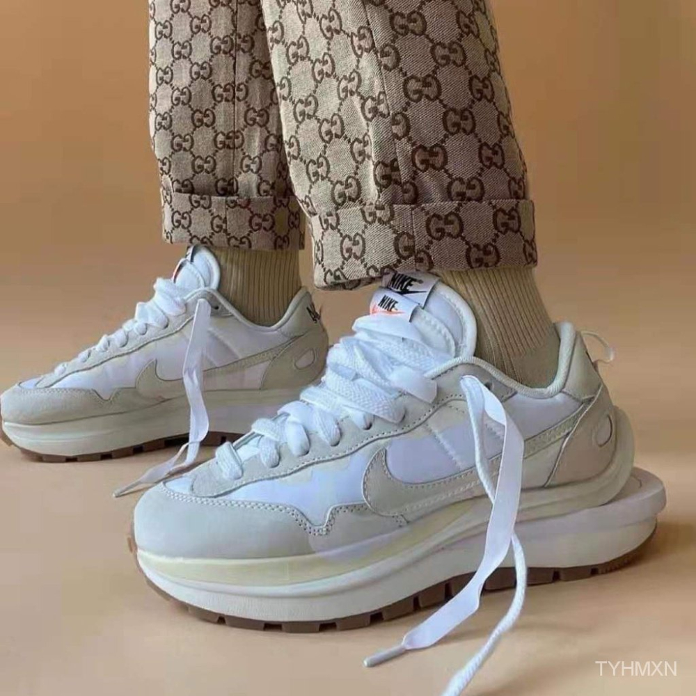 韓國代購 Sacai X Nike VaporWaffle 黑白 白紅 黃綠CV1363-001-100-700-細節圖3