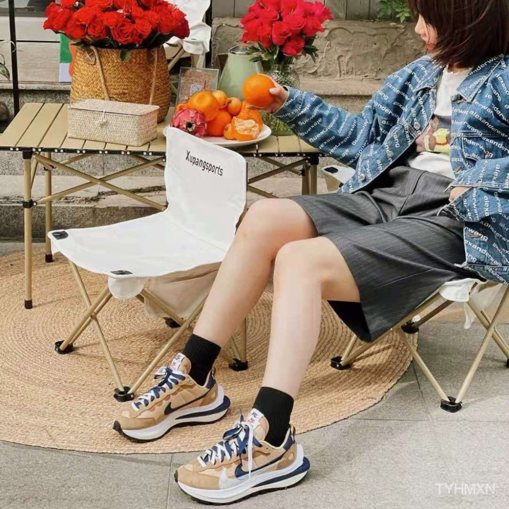 韓國代購 Sacai X Nike VaporWaffle 黑白 白紅 黃綠CV1363-001-100-700-細節圖4