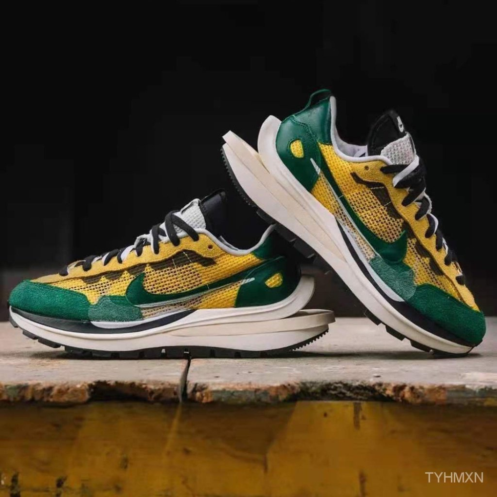 韓國代購 Sacai X Nike VaporWaffle 黑白 白紅 黃綠CV1363-001-100-700-細節圖5