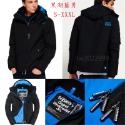 Superdry 極度乾燥外套男款 女款 三層拉鍊 防風 防潑水 防寒連帽外套男女款保暖夾克登山服衝鋒衣 風衣-規格圖9