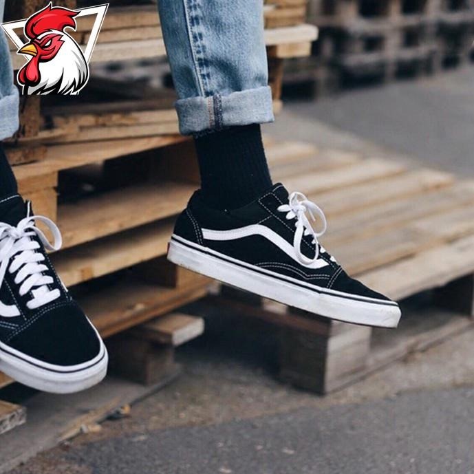 OLD SKOOL 經典黑白基本款 運動鞋 滑板鞋 情侶帆布鞋 休閒鞋子-細節圖3