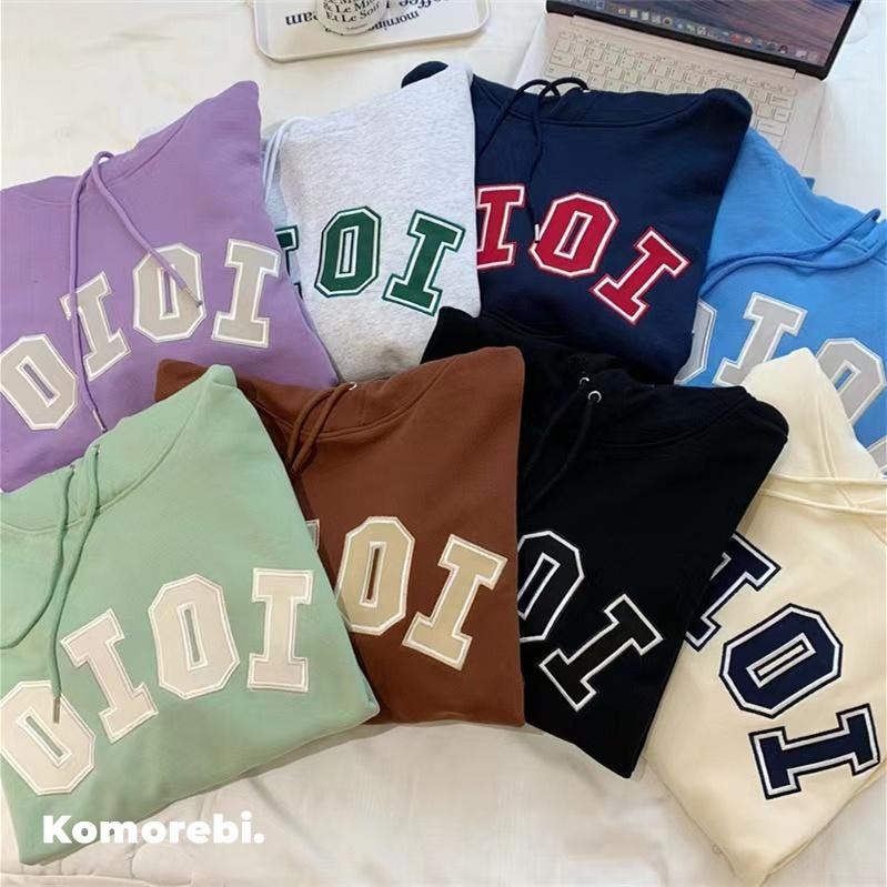 💜在臺現貨💜5252 by OiOi 帽T 有刷毛 字母印花 ROSE同款 大學T 帽踢 連帽衛衣-細節圖9