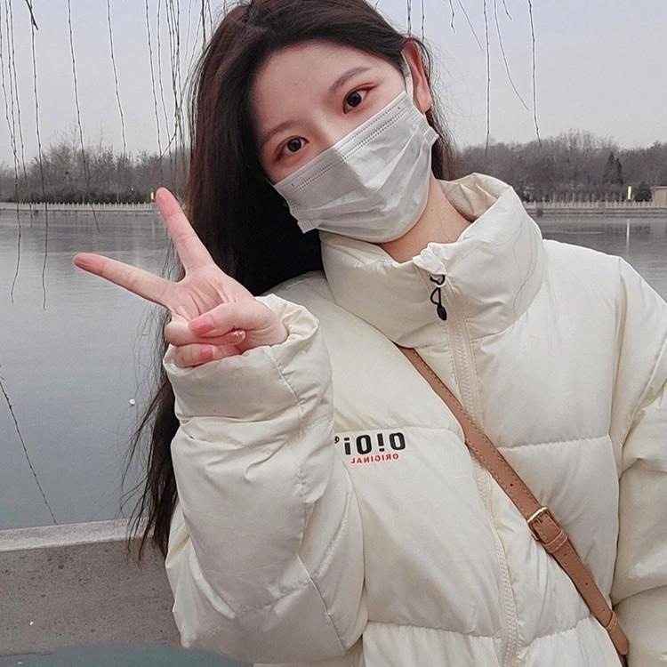 💜韓國代購💜 5252 by OiOi 羽絨外套 Rose同款 白鴨絨羽絨服 立領保暖外套 秋冬新款-細節圖2