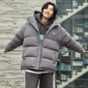 💜韓國代購💜 5252 by OiOi 羽絨外套 Rose同款 白鴨絨羽絨服 立領保暖外套 秋冬新款-規格圖9