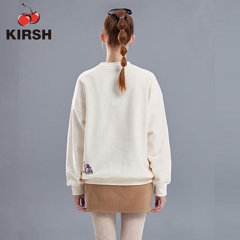 💜韓國代購💜 KIRSH 櫻桃 大學T 可愛少女 馬卡龍 IVE張員瑛同款 22FW 迪士尼聯名款-細節圖5