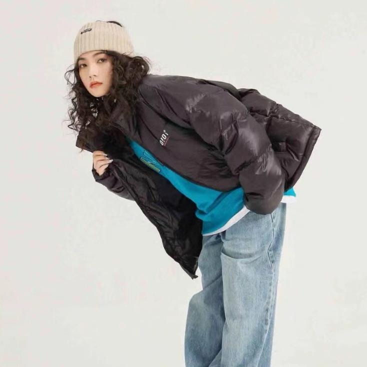 💜韓國代購💜5252 by oioi 羽絨外套 朴彩英rose同款 短版羽絨服 oioi 情侶裝-細節圖4