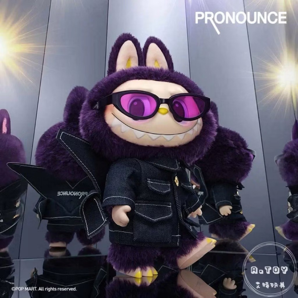 {現貨} POPMART泡泡瑪特 LABUBU × PRONOUNCE-WINGS OF FANTASY 搪膠毛絨公仔-細節圖3