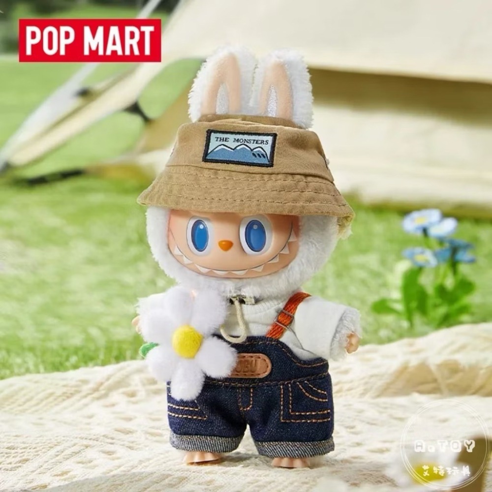 {現貨} POPMART泡泡瑪特 THE MONSTERS 春天野在家系列 搪膠毛絨公仔掛件-細節圖2