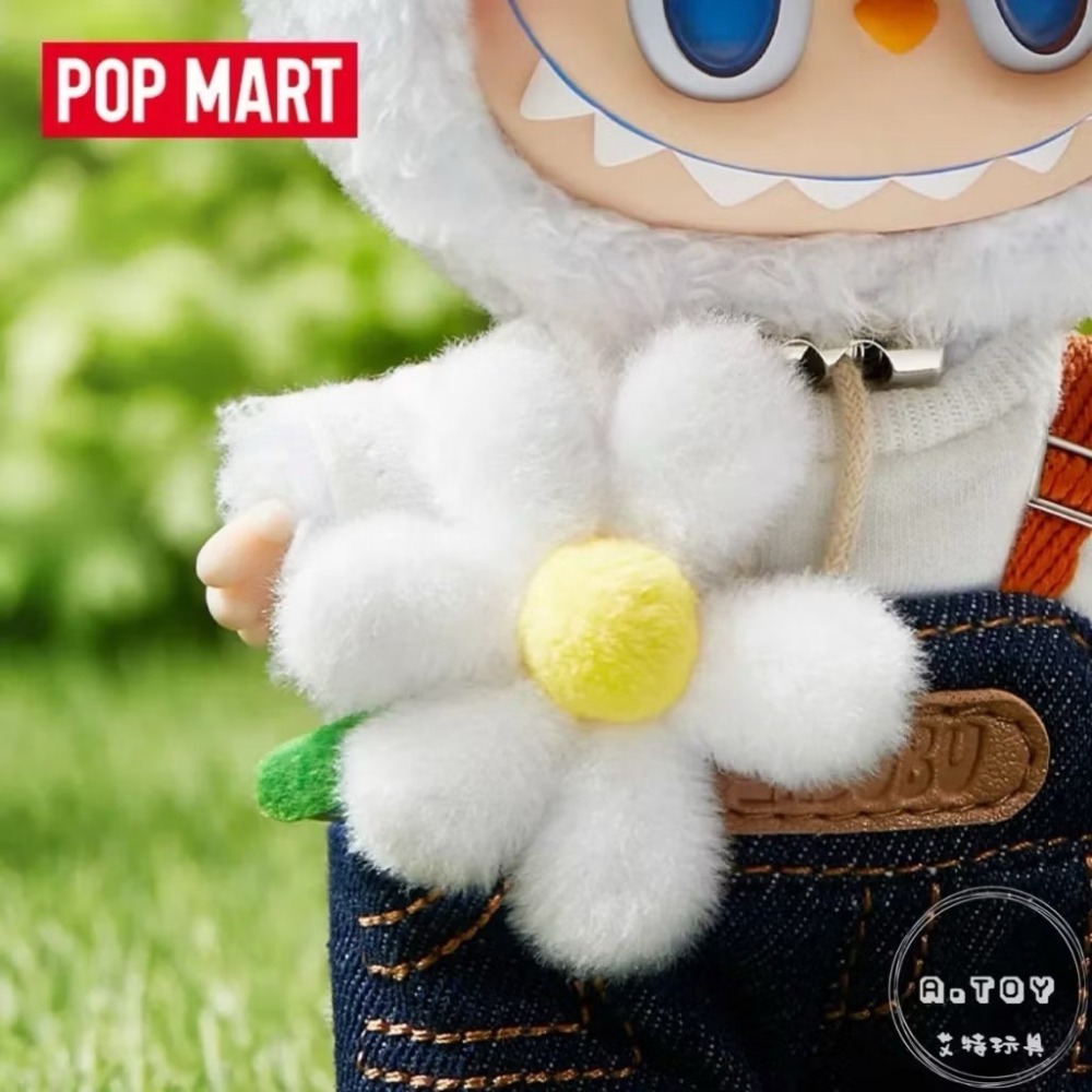 {現貨} POPMART泡泡瑪特 THE MONSTERS 春天野在家系列 搪膠毛絨公仔掛件-細節圖3