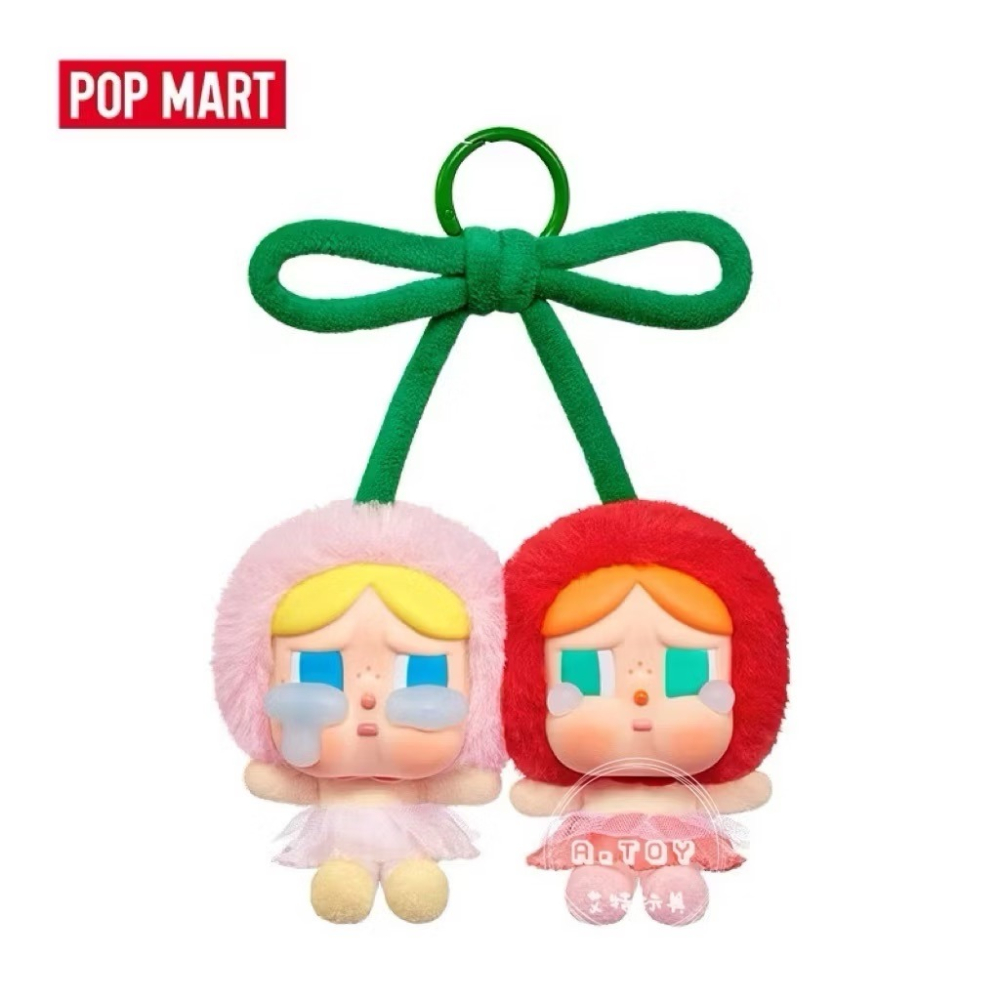{現貨} POPMART泡泡瑪特 CRYBABY哭娃 愛神的眼淚系列 甜在一起搪膠毛絨吊卡 掛件-細節圖5