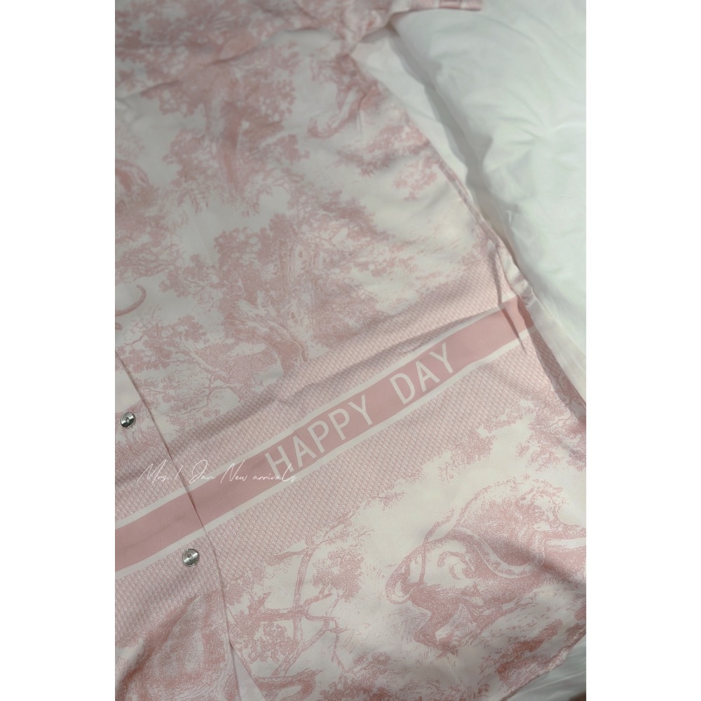 倫敦迷霧🪞灰/粉兩色 加長版睡裙-細節圖4