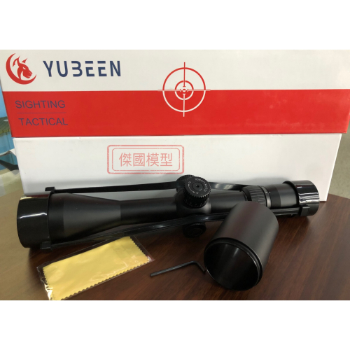 (傑國模型)-YUBEEN PT 6-24*50SF 無光 狙擊鏡 瞄具 倍鏡 側調焦 防震 ( 馭兵 PCP)