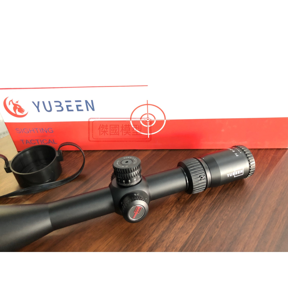 (傑國模型)-YUBEEN PT 6-24*50SF 無光 狙擊鏡 瞄具 倍鏡 側調焦 防震 ( 馭兵 PCP)-細節圖2