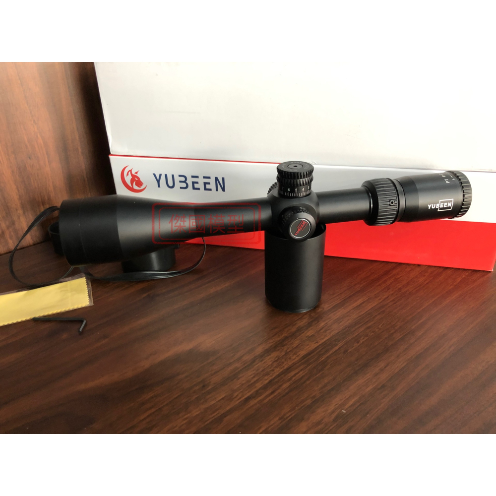 (傑國模型)-YUBEEN PT 6-24*50SF 無光 狙擊鏡 瞄具 倍鏡 側調焦 防震 ( 馭兵 PCP)-細節圖7