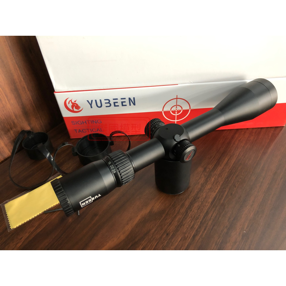 (傑國模型)-YUBEEN PT 6-24*50SF 無光 狙擊鏡 瞄具 倍鏡 側調焦 防震 ( 馭兵 PCP)-細節圖8