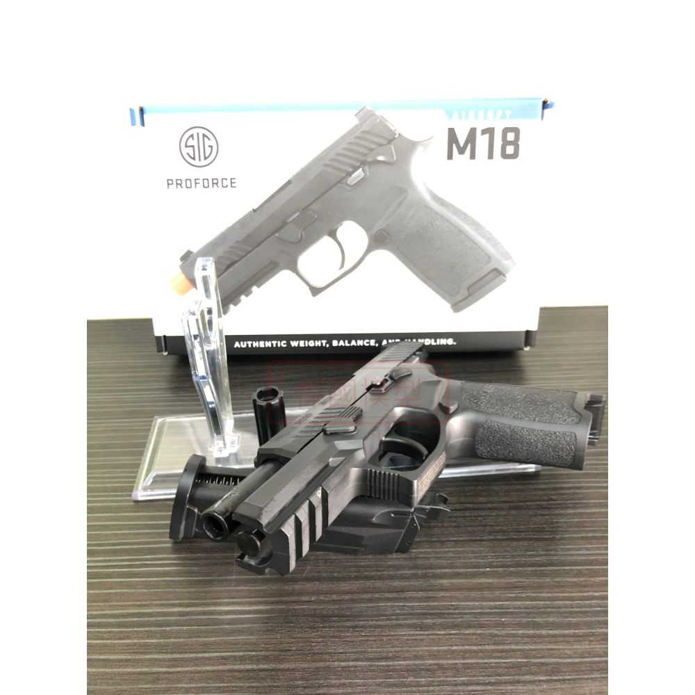 (傑國模型)SIG SAUER P320 M18瓦斯手槍 6mm 黑色 原廠 授權刻字 vfc製造-細節圖4