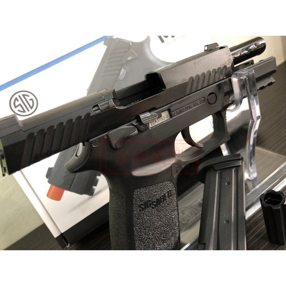 (傑國模型)SIG SAUER P320 M18瓦斯手槍 6mm 黑色 原廠 授權刻字 vfc製造-細節圖7