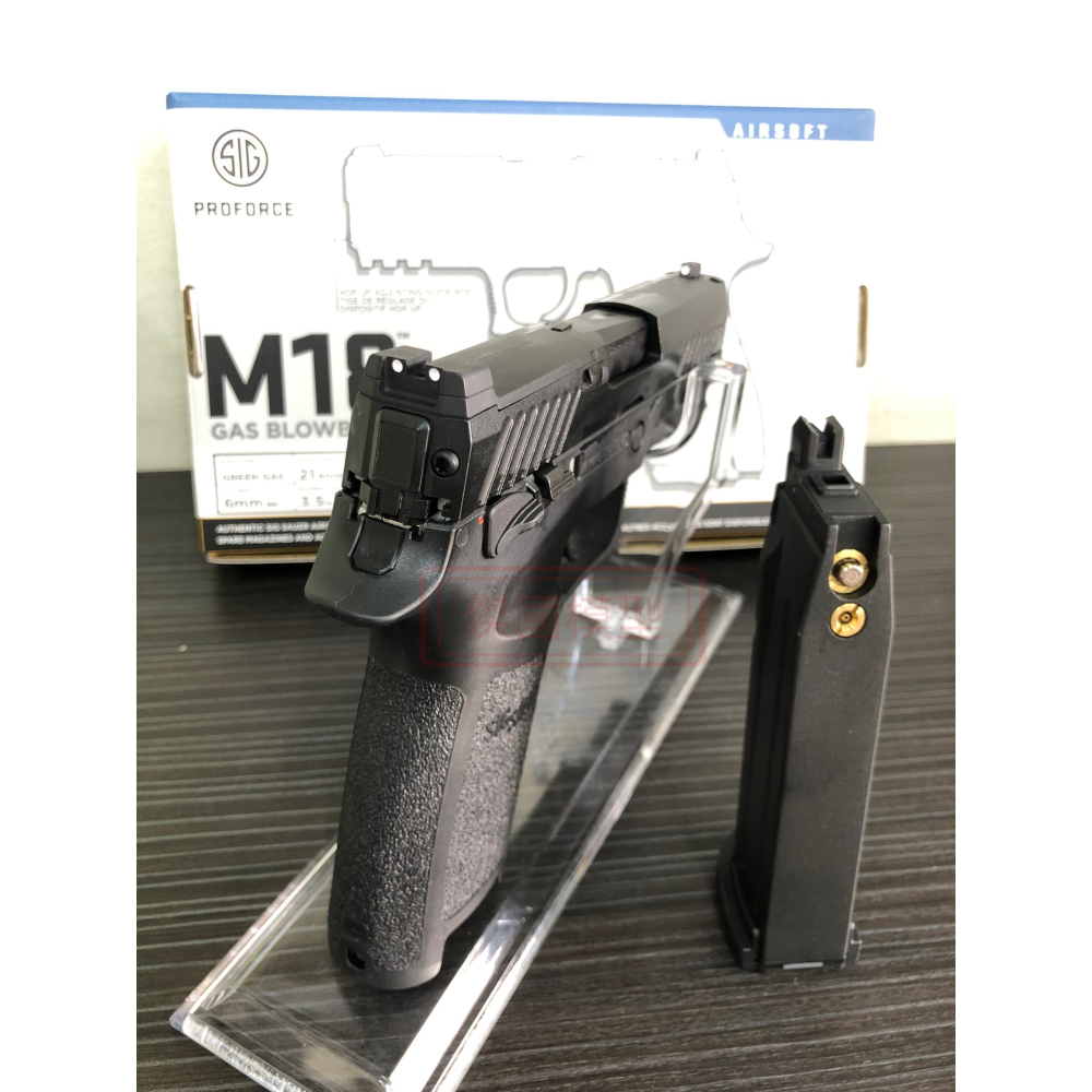 (傑國模型)SIG SAUER P320 M18瓦斯手槍 6mm 黑色 原廠 授權刻字 vfc製造-細節圖8