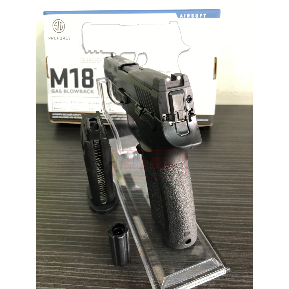 (傑國模型)SIG SAUER P320 M18瓦斯手槍 6mm 黑色 原廠 授權刻字 vfc製造-細節圖9