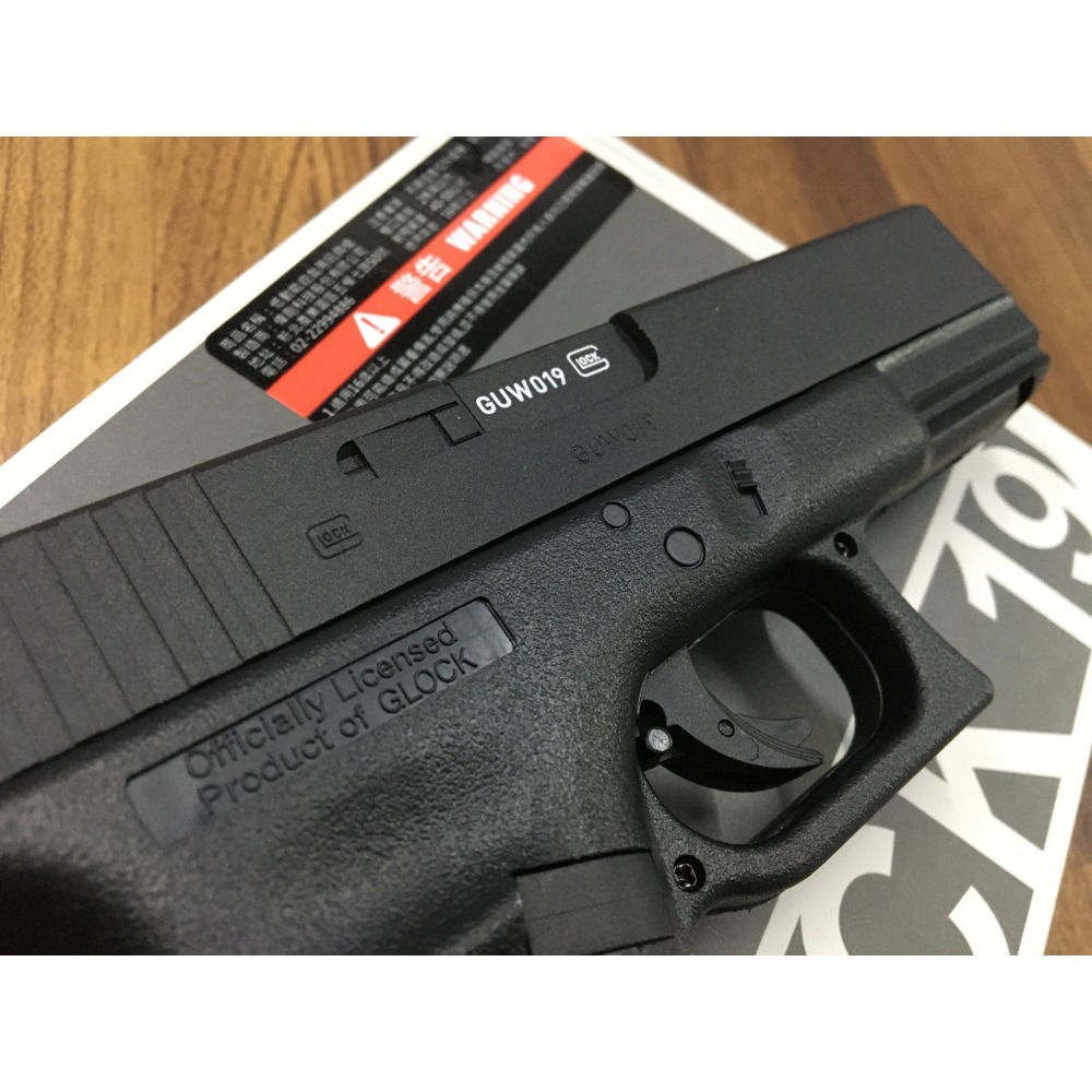 (傑國模型) WG GLOCK G19 刻字授權版 直壓式 6mm 11發 CO2 彈匣 UMAREX BB槍-細節圖4