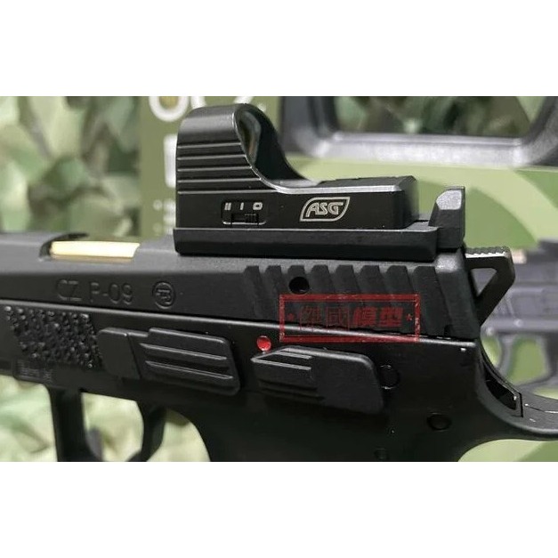 (傑國模型)現貨 ASG CZ P09 CZP09 RMR 內紅點 快瞄 CO2 手槍 BB槍 CO2槍 槍盒 套裝-細節圖5