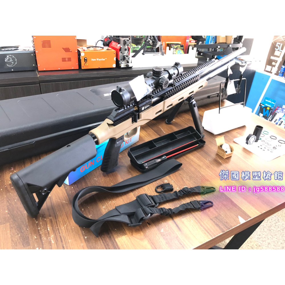 (傑國模型) Snowpeak M50 6.35mm 彈輪式 省力側拉 PCP 半自動 高配版 高壓空氣-細節圖2