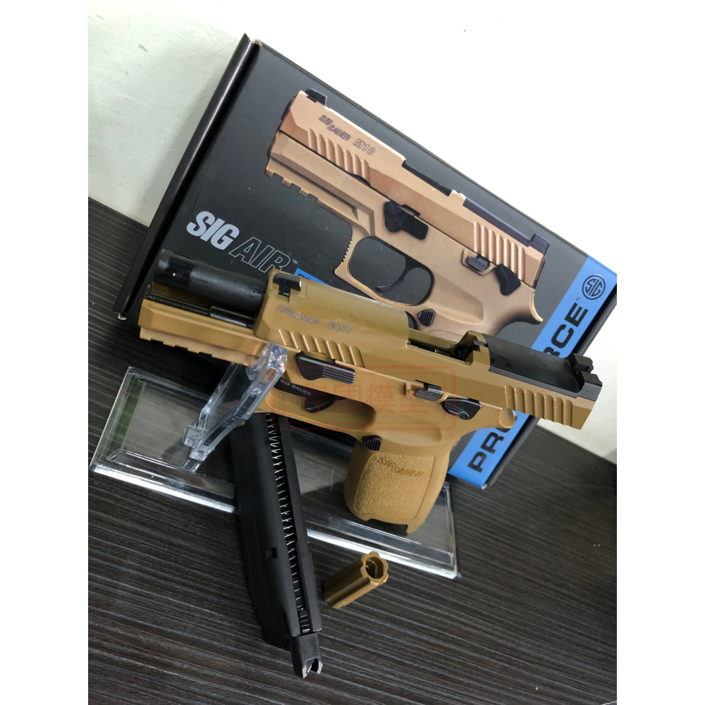 (傑國模型)SIG SAUER P320 M18瓦斯手槍 6mm 沙色 原廠 授權刻字 vfc製造-細節圖6