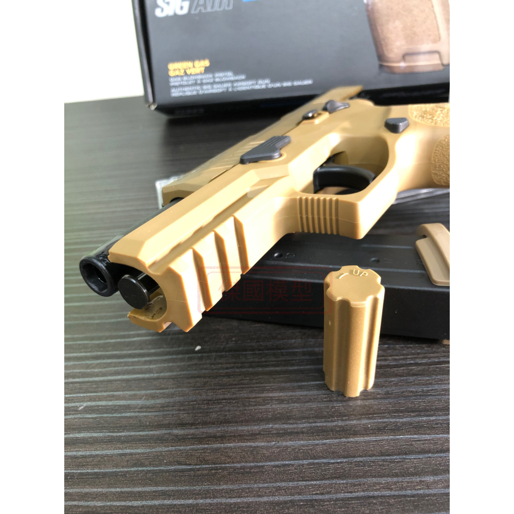 (傑國模型)SIG SAUER P320 M18瓦斯手槍 6mm 沙色 原廠 授權刻字 vfc製造-細節圖9