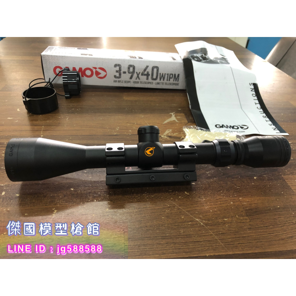 (傑國模型) GAMO 3-9x40 W1PM 狙擊鏡-細節圖3