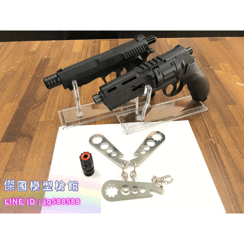 (傑國模型) 鎮暴槍 快拍彈匣旋轉板手 測彈器 開瓶器 鑰匙圈 (HDR50 HDP50 特飾版 TE4 防身 工具-細節圖4
