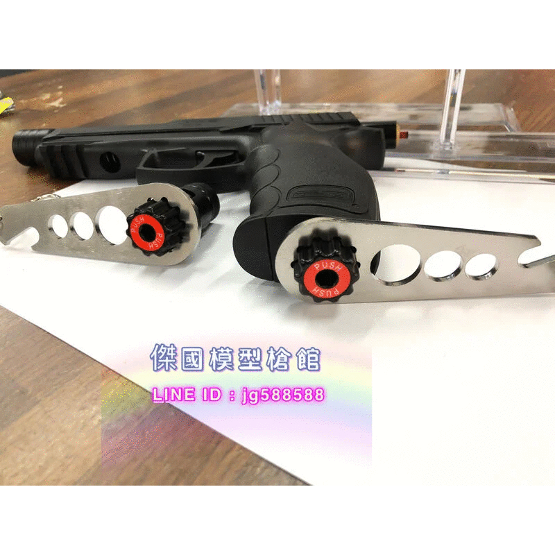 (傑國模型) 鎮暴槍 快拍彈匣旋轉板手 測彈器 開瓶器 鑰匙圈 (HDR50 HDP50 特飾版 TE4 防身 工具-細節圖7