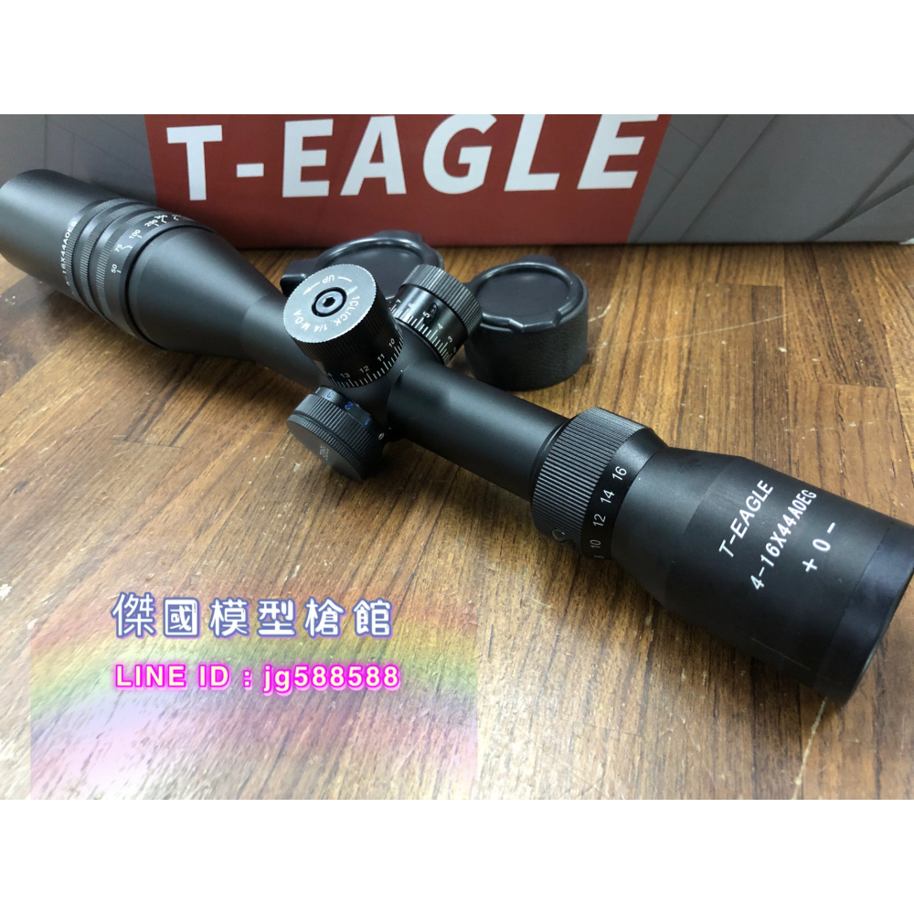 (傑國模型槍館)T-Eagle 突鷹 EO4-16X44AOEG HK 狙擊鏡 瞄準鏡 (高壓空氣 GBB 生存遊戲)-細節圖6