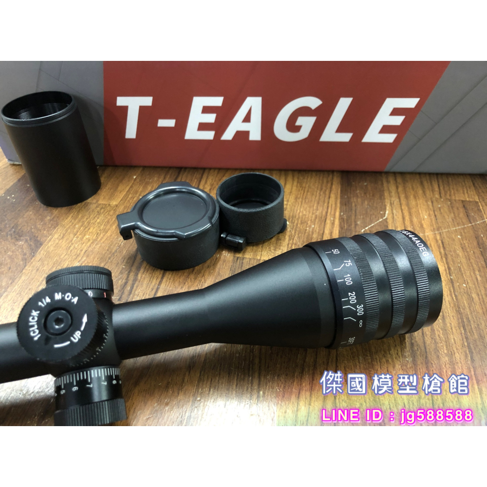 (傑國模型槍館)T-Eagle 突鷹 EO4-16X44AOEG HK 狙擊鏡 瞄準鏡 (高壓空氣 GBB 生存遊戲)-細節圖7