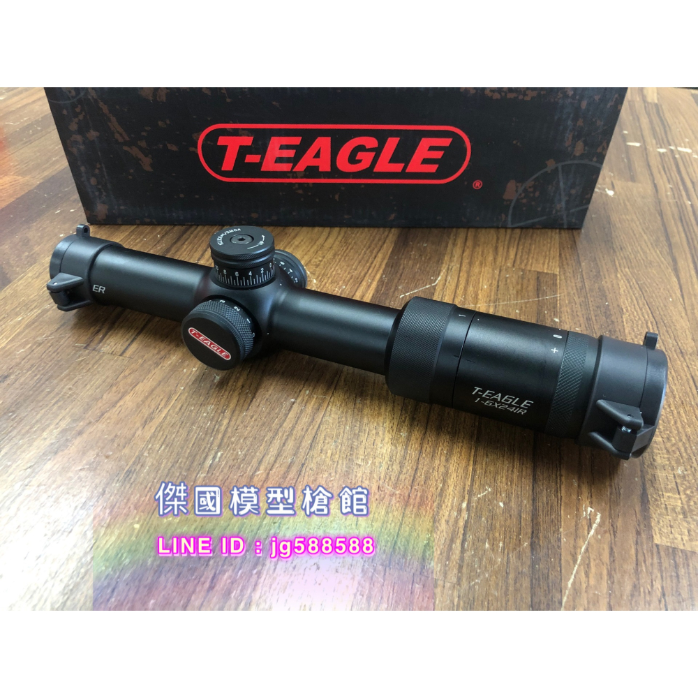 (傑國模型槍館)T-Eagle 突鷹 ER 1-6X24 IR 紅光 狙擊鏡 瞄準鏡 (高壓空氣 GBB 生存遊戲)-細節圖2